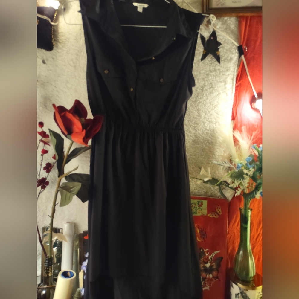Elegant Black Sleeveless Dress